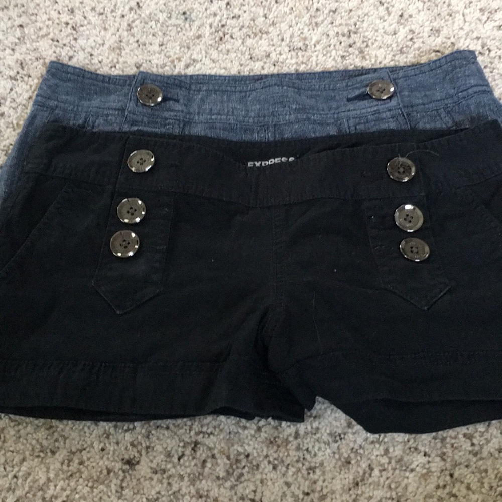 2 pair of express shorts